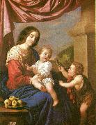 Francisco de Zurbaran, virgin and child with st,